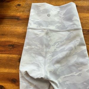 Lululemon leggings.  Worn once with original inside tag. Size 8.  Full length
